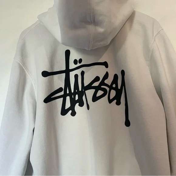 Stussy White Hoodie - Picture 7 of 8